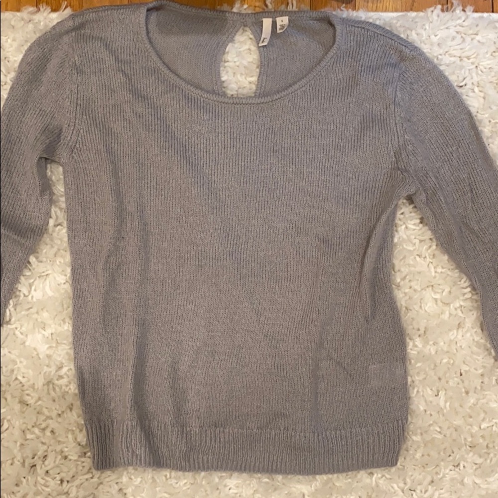 Nordstrom keyhole crew neck sweater